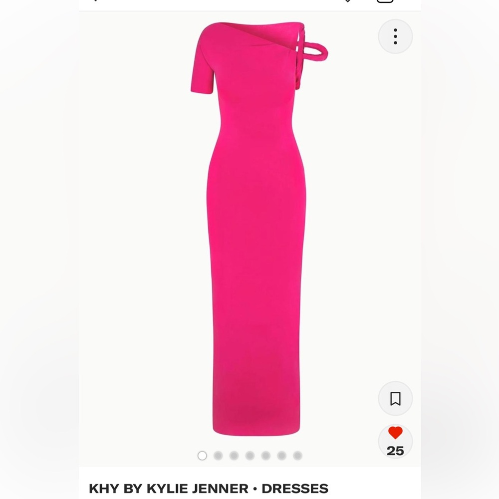Khy Sueded Stretch Twist Maxi Dress | Fuchsia M, NWT